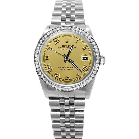 Montre acier inoxydable Rolex Datejust réglage rapide