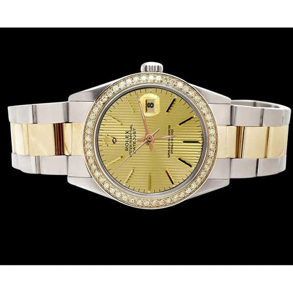 Champagne Cadran à bâton Montre Rolex 