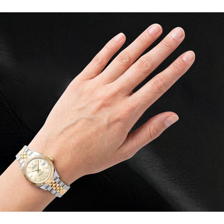Rolex Lady-Datejust 28 mm 279173 Cadran Champagne Lumineux