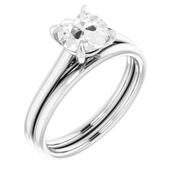 Diamant Fin Bague de Fiançailles 2 carats G/VS1 – Or Blanc 14