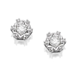 Clous D'oreilles Réel Diamant Rond Etincelant De 1.5 Ct