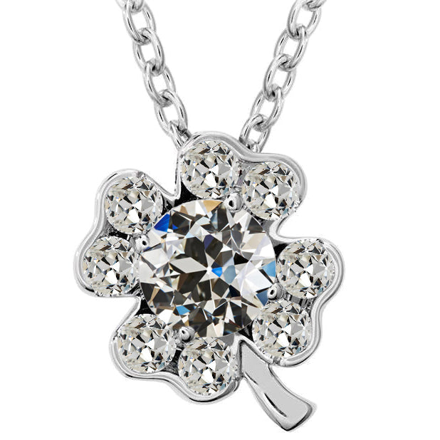 Diamant Fin Collier Pendentif – vue principale