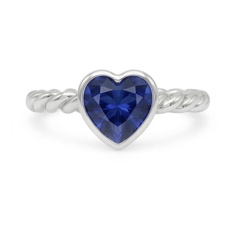 naturel heart diamant 1.50carats bague détail rapproché