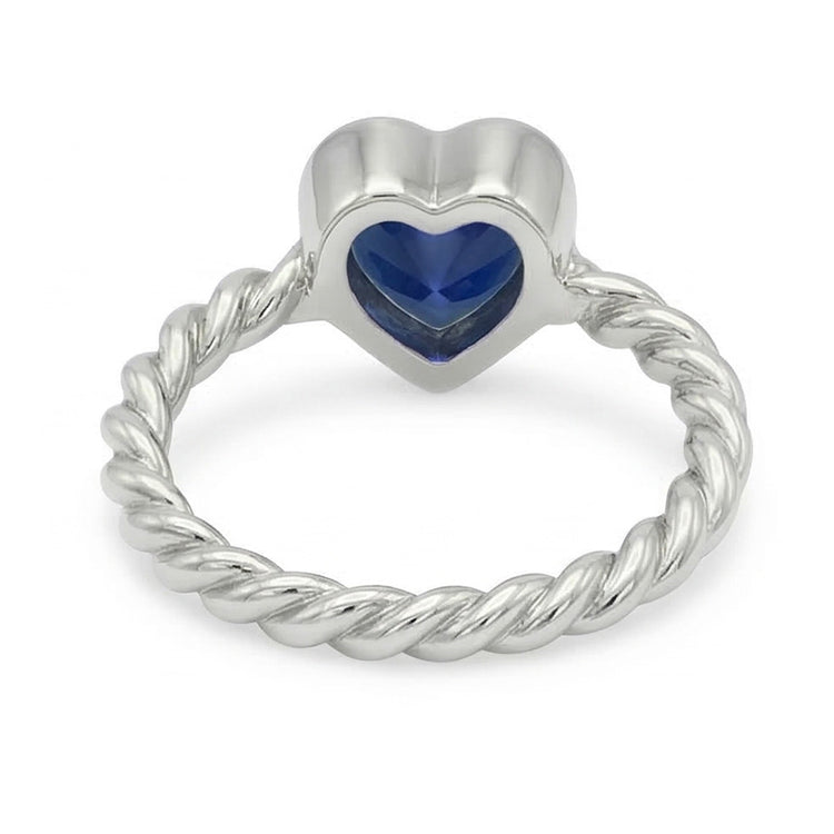 naturel heart diamant 1.50carats bague sur blanc