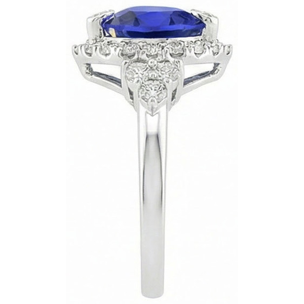 naturel round diamant 8.26carats bague vue de dessus