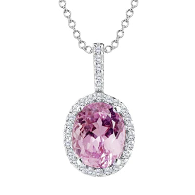 Collier Pendentif Kunzite