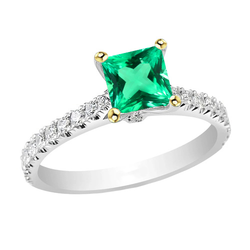 Émeraude Colombienne Bague Pierre Précieuse – GIA Certifié 2