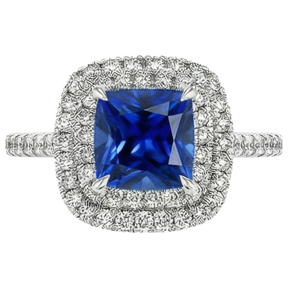 naturel round diamant 3.25carats bague détail rapproché