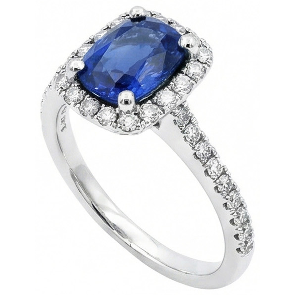 naturel round diamant 3.00carats bague détail rapproché
