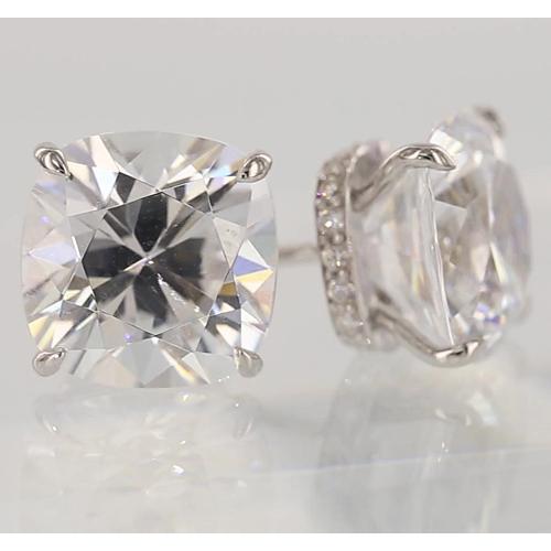 Coussin Réel Diamant Studs 1.60 Carats