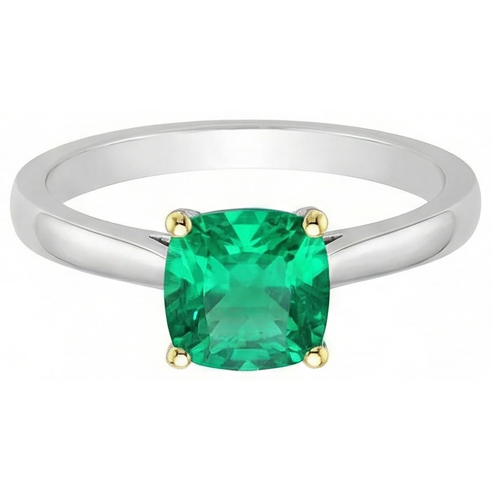 De luxe Bague avec Gemme 2,50 carats – vue de côté