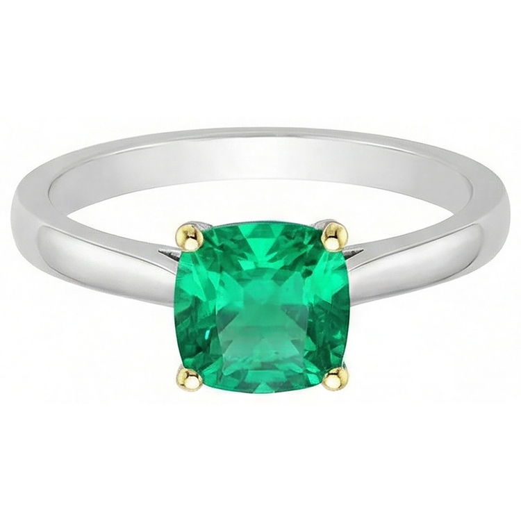 De luxe Bague avec Gemme 2,50 carats – vue de côté