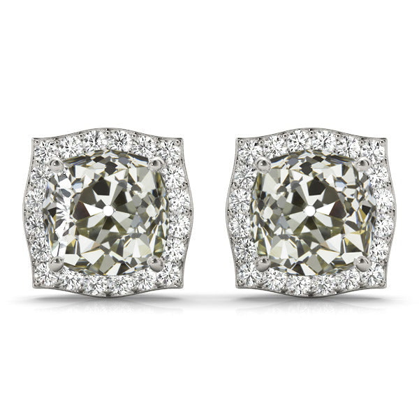 Diamant Pendants d'Oreilles 5 carats Or Blanc 14 Carats – vue principale