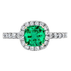 Émeraude Colombienne Certifié GIA Bague Pierre Précieuse – 3,50