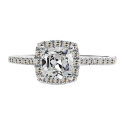 Brillant Bague Halo fait main 3,50 carats – HarryChadEnt