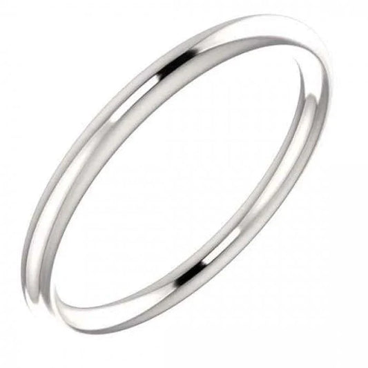 Bague de Demande Or Blanc 14 Carats avec Diamant – vue de face