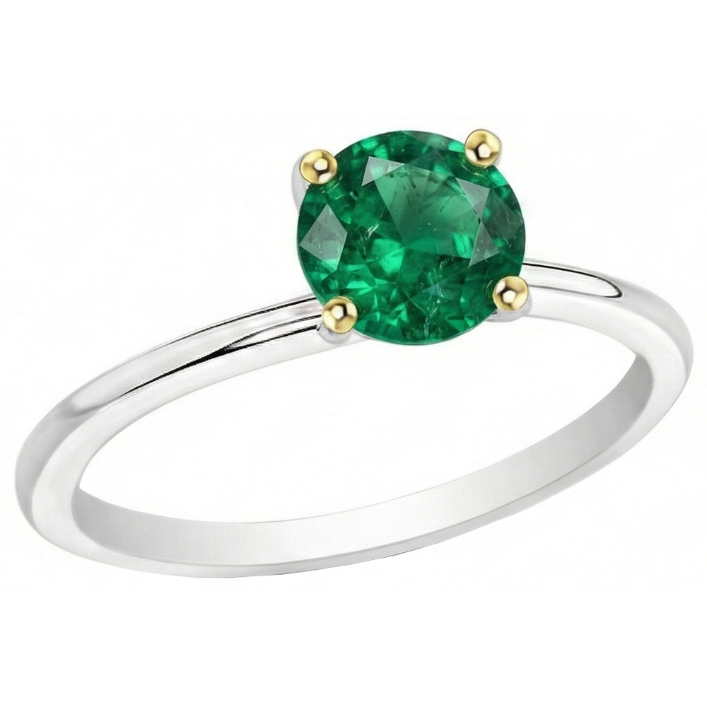 Fin Bague Pierre Précieuse 2 carats – vue de face