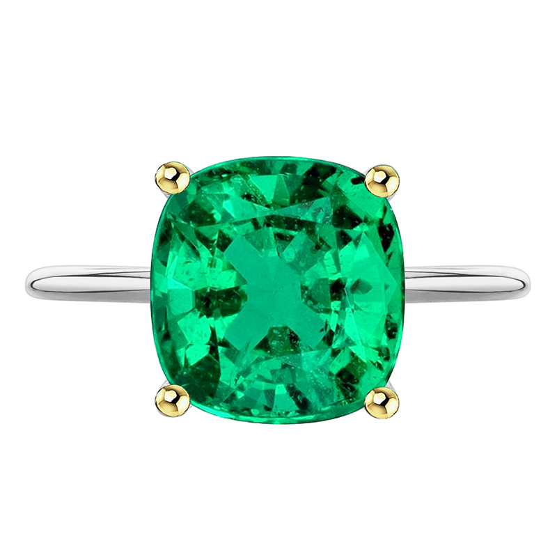 Émeraude Bague Pierre de Couleur – vue principale