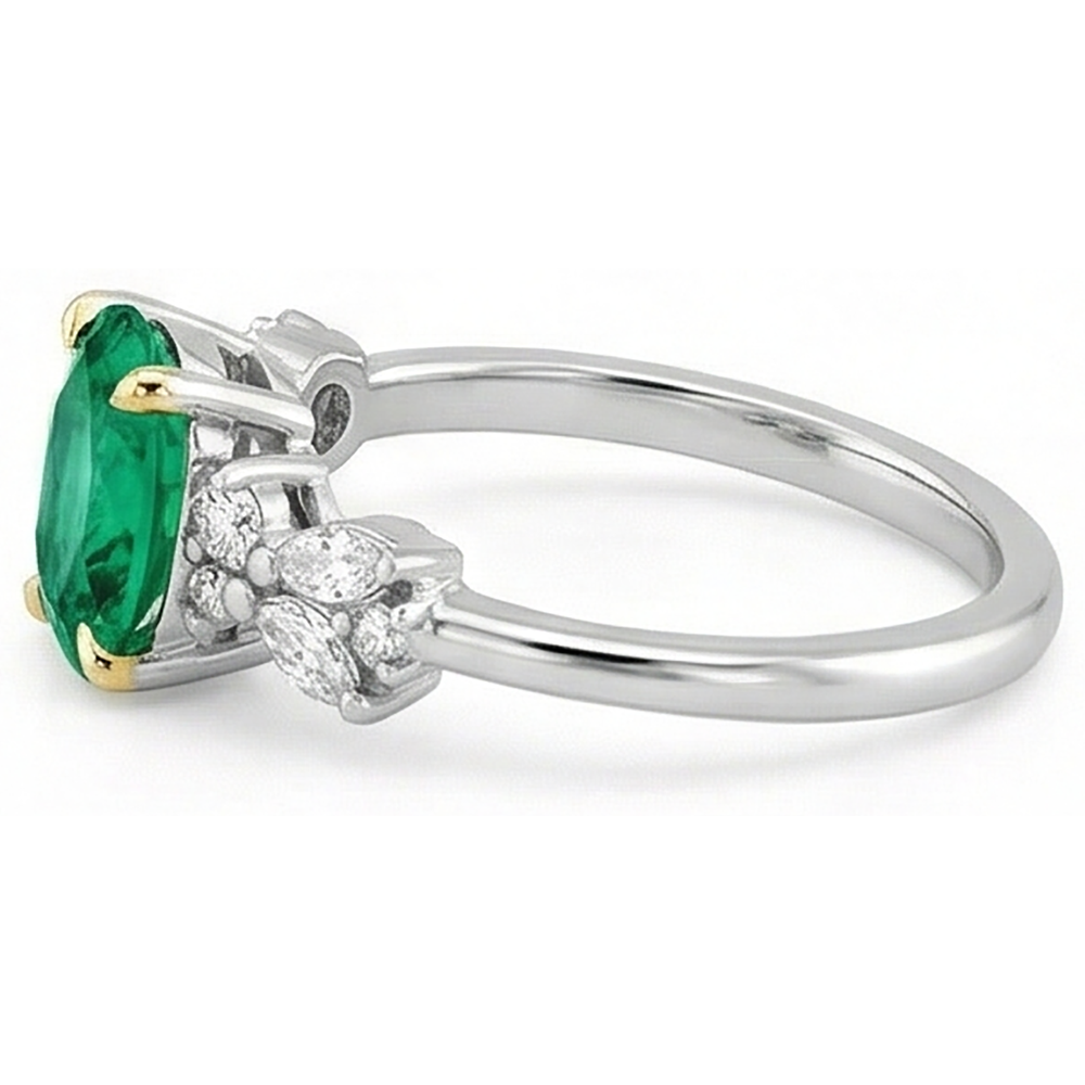 Intemporel Bague Pierre Précieuse 2 carats – vue de profil