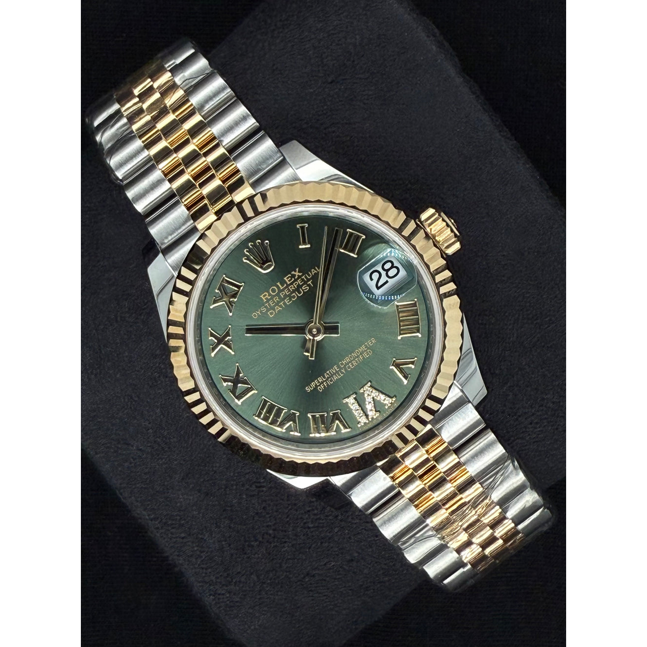 Gemme Rolex carats Two Tone – vue de face