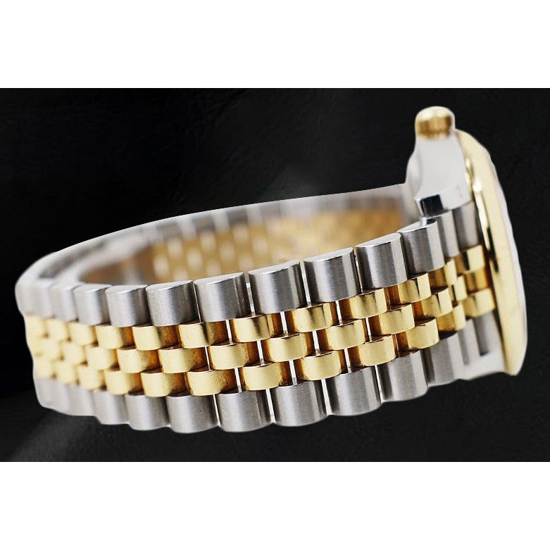 Rolex Two Tone avec Gemme – vue d'angle
