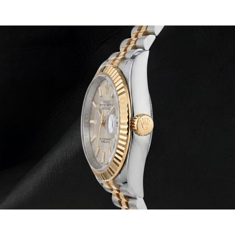 Montre Femme Rolex Datejust 279173 Cadran Lumineux Cannelé Bicolore 28 mm Jubilé