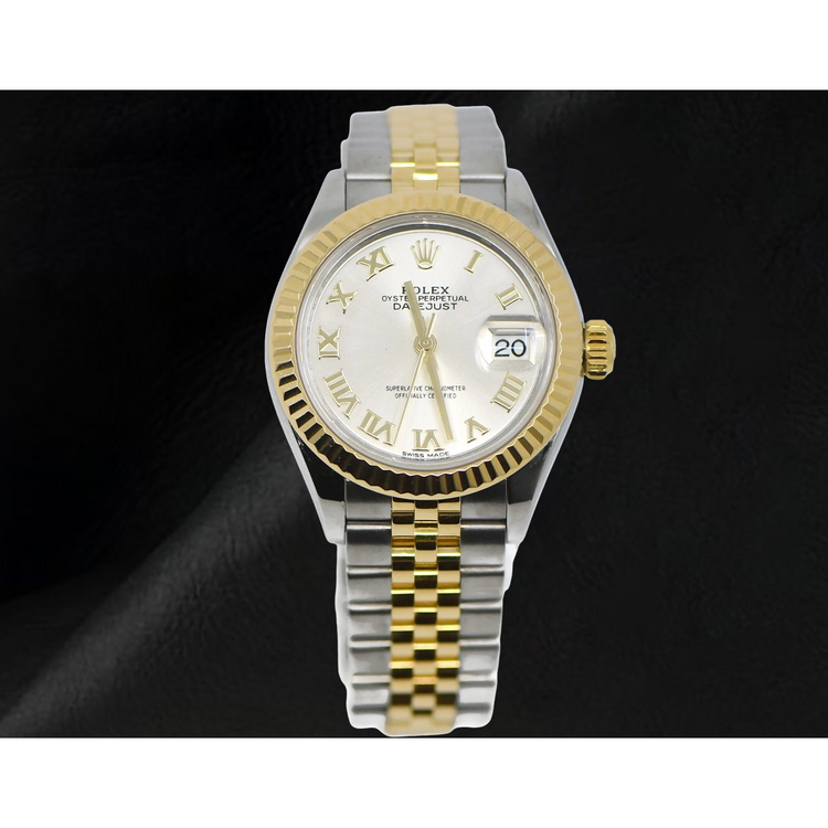 Montre Rolex Lady-Datejust 28 mm Acier Inoxydable & Or Jaune 279173