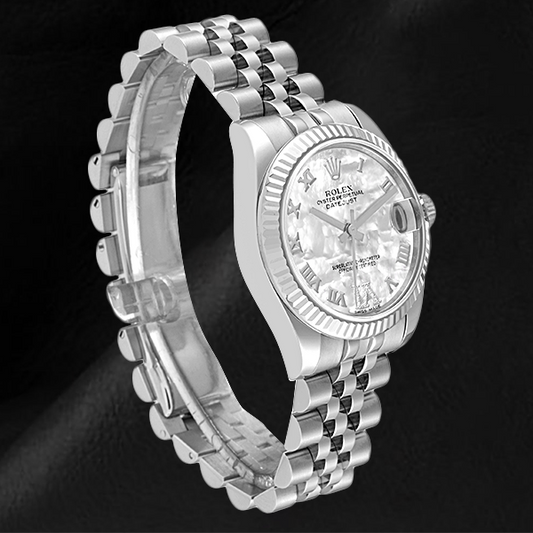 Rolex Stainless Steel avec Perle – vue de face