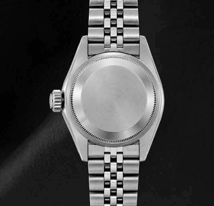 Montre Rolex Datejust 6916 26 mm Cadran Diamants Bleu Lunette Diamants Acier Inoxydable