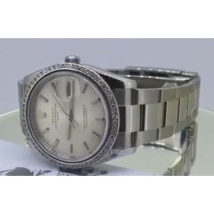 Datejust Montre Rolex de taille moyenne avec lunette 