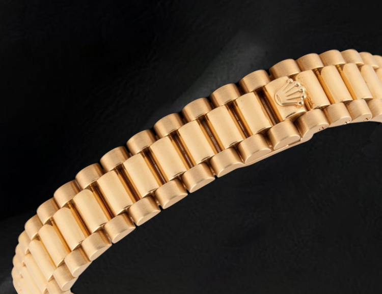 Montre Rolex Datejust 26 mm 69178 en Or Jaune 18K Cadran Diamants Noir
