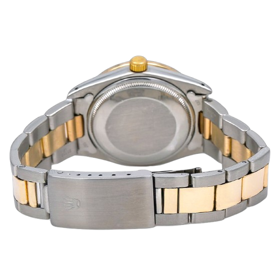 Datejust Rolex Homme Or Jaune acier inoxydable Montre Deux Tons réglage rapide