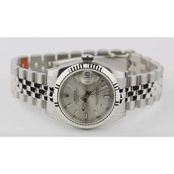 Datejust Rolex Montre de taille moyenne Jubilé Bracelet en acier inoxydable