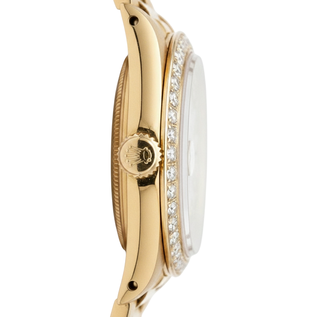 Datejust Rolex still présidentiel cadran diamant cadran bâton de champagne G