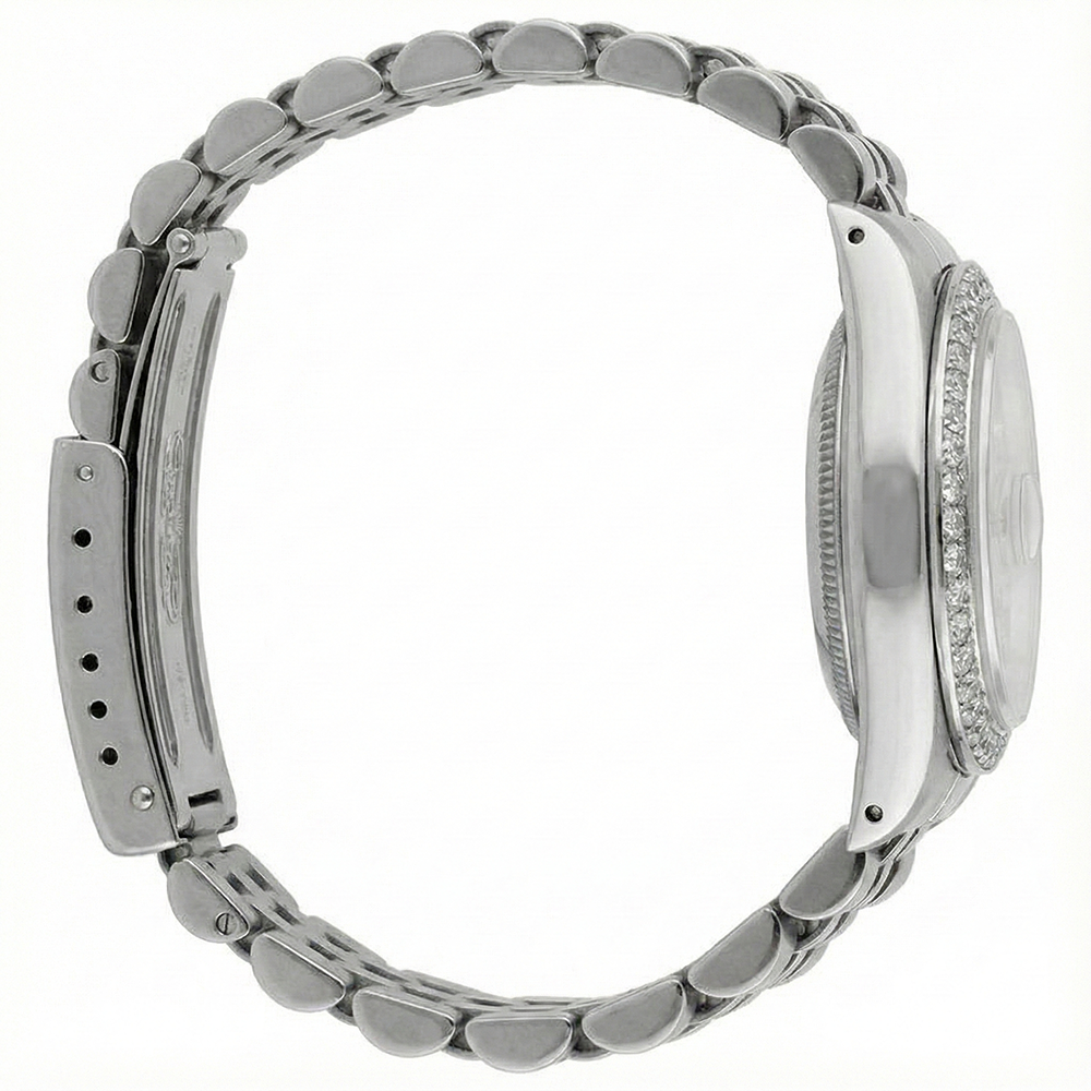 Datejust acier inoxydable jubilé diamant dame Rolex Montre Champagne Diamant