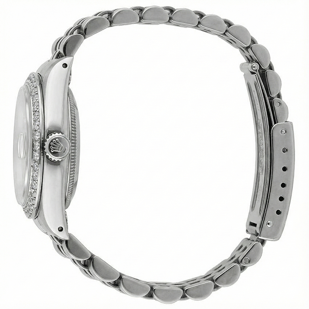 Datejust acier inoxydable jubilé diamant dame Rolex Montre Champagne Diamant