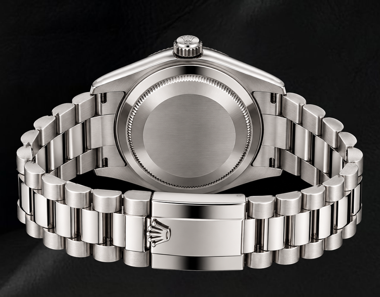 Montre Rolex Day-Date 228239 40 mm Cadran Blanc Chiffres Romains Or Blanc 18 carats