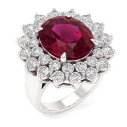 De luxe Bague Pierre de Couleur avec Tourmaline Bague