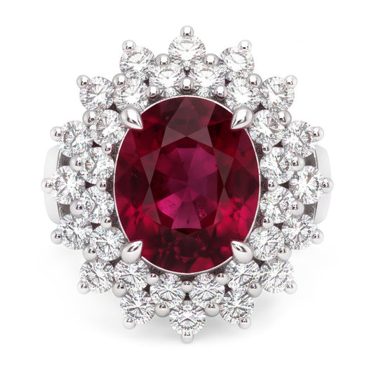 De luxe Bague Pierre de Couleur avec Tourmaline Bague