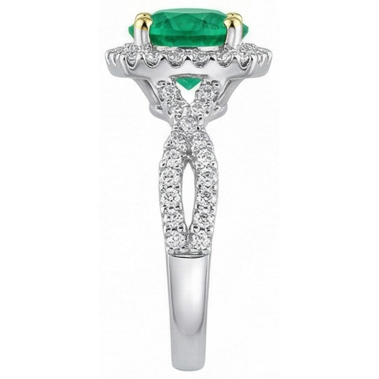 Chatoyant Bague Pierre Précieuse 2 carats – vue de profil