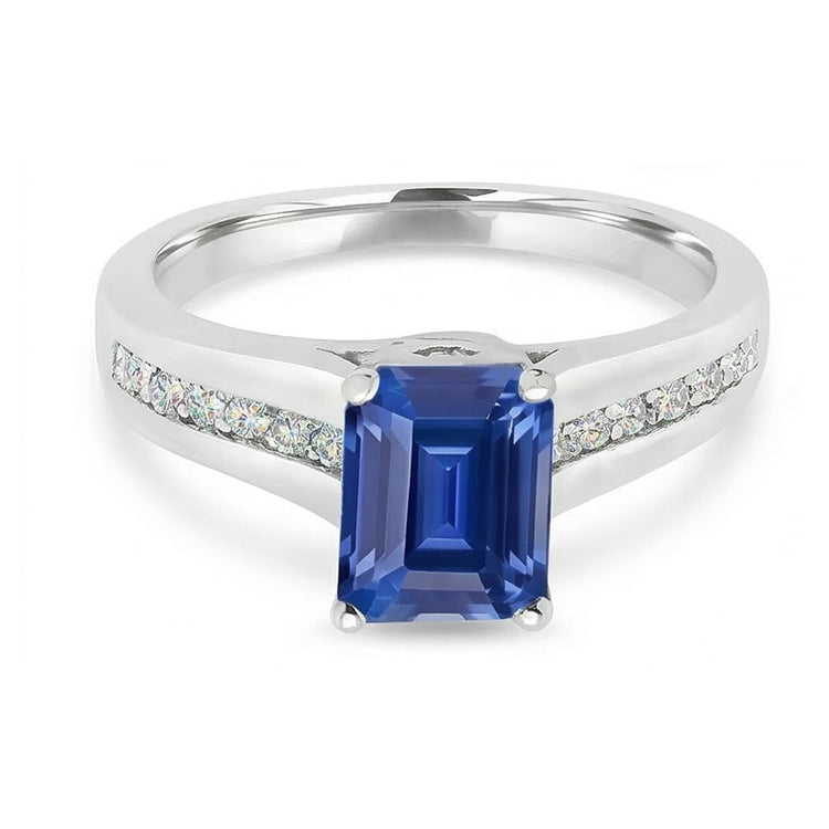 naturel diamant 2.50carats bague détail rapproché