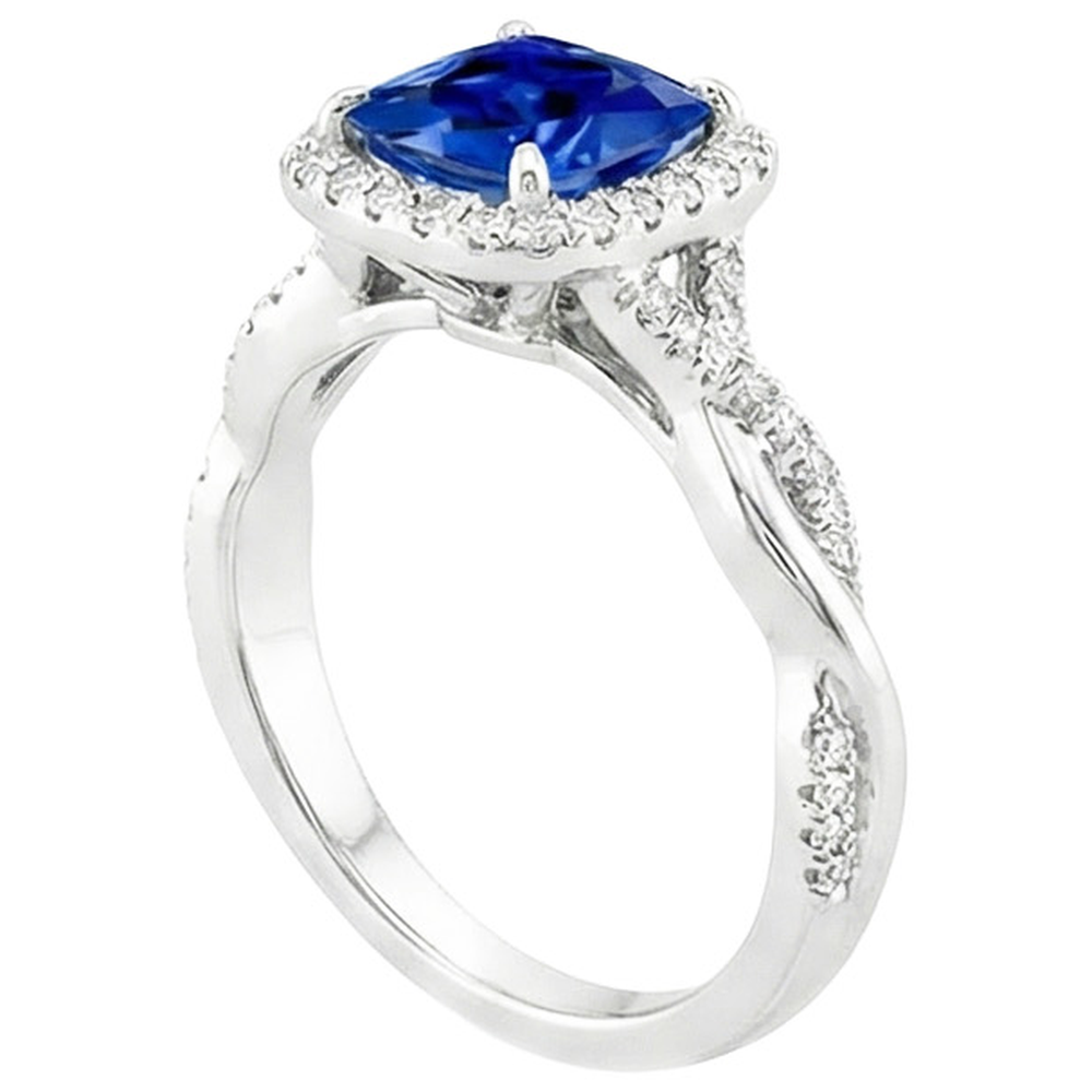 naturel round diamant 3.25carats bague vue de dessus