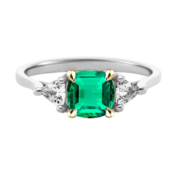 Émeraude Fine Bague Pierre Précieuse – Certifié GIA 3,50 carats