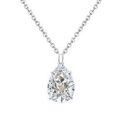 Diamant Collier Pendentif – Or Blanc 14 Carats 1 carats