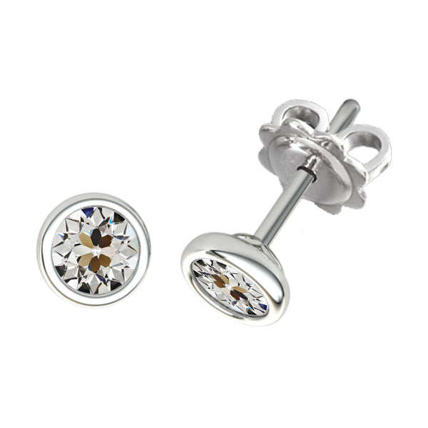 Brillant Pendants d'Oreilles 1,50-carats Or 14K Blanc – vue principale