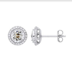 Brillant Boucles d'Oreilles fait main 4 carats | HarryChadEnt