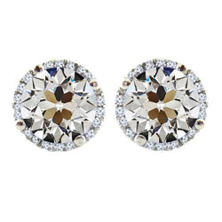 Taille Européenne Ancienne Pendants d'Oreilles – Brillant 6,25