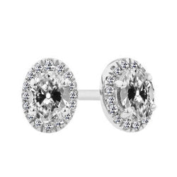 Coussin Antique Diamant Fin Boucles d'Oreilles 1,50 carats – Or