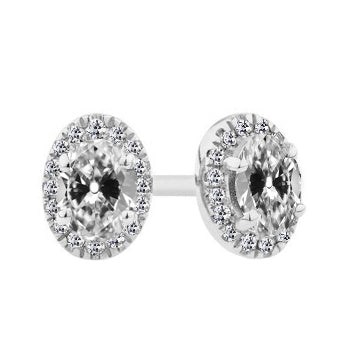 Diamant Fin Boucles d'Oreilles – vue principale