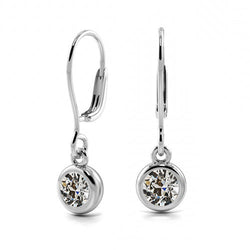 Brillant Coussin Antique Boucles d'Oreilles – 0,75 carats en Or